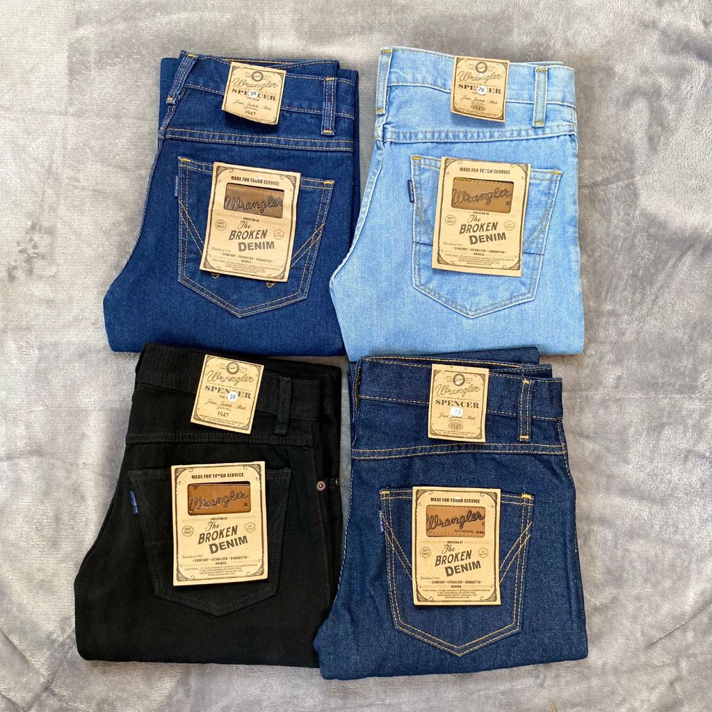 Celana Jeans Reguler Standar Original Wrengler - celana jeans pria standart panjang basic regular wa