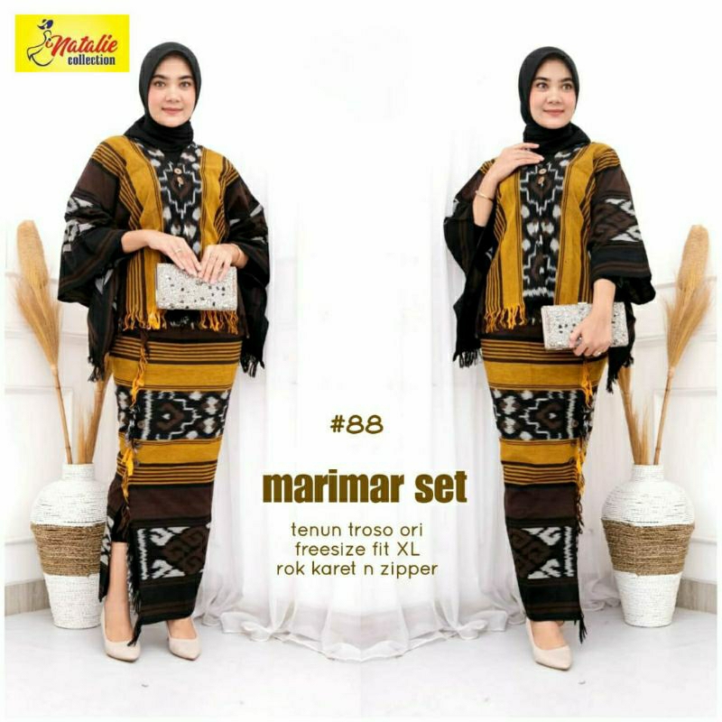 marimar set batik by natalie || tenun troso ori