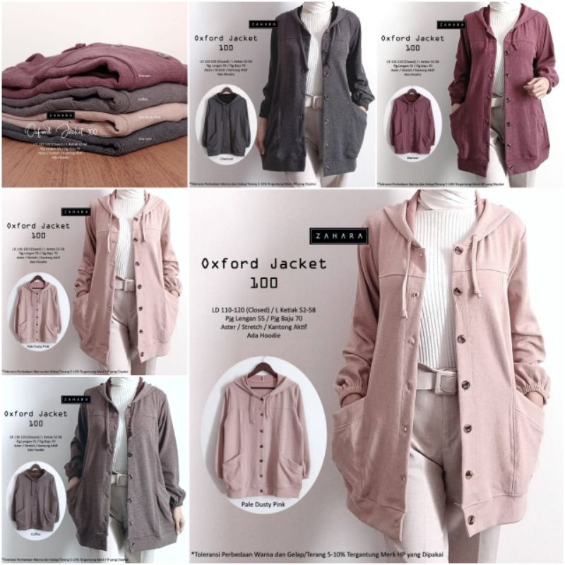 JAKET OXFORD WANITA BY ZAHARA