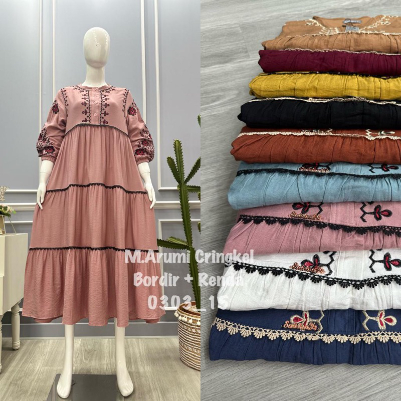 MIDI DRESS BORDIR SALVINA // BY : Salvina.ys ORi