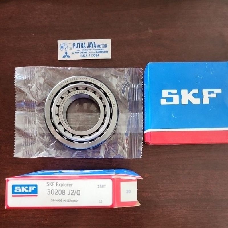 Bearing 30208 J2/Q SKF Explorer Germany (Roda Belakang Panther New LS, Ford Ranger, L200 Strada)