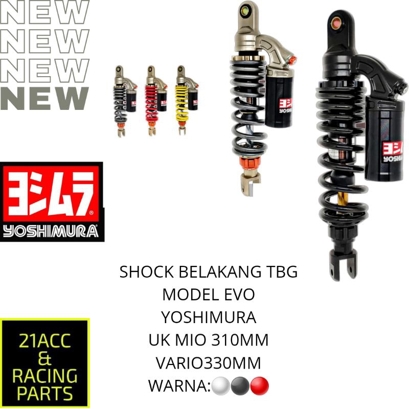 SHOCK BELAKANG TABUNG MODEL EVO .YOSHIMURA