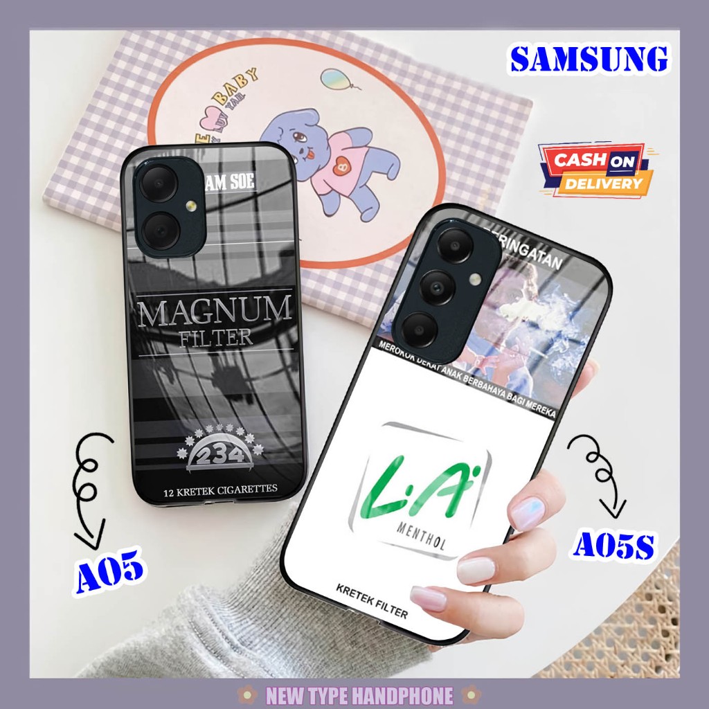 Softcase Glass Kaca SAMSUNG A05 & A05S [ S02 ].