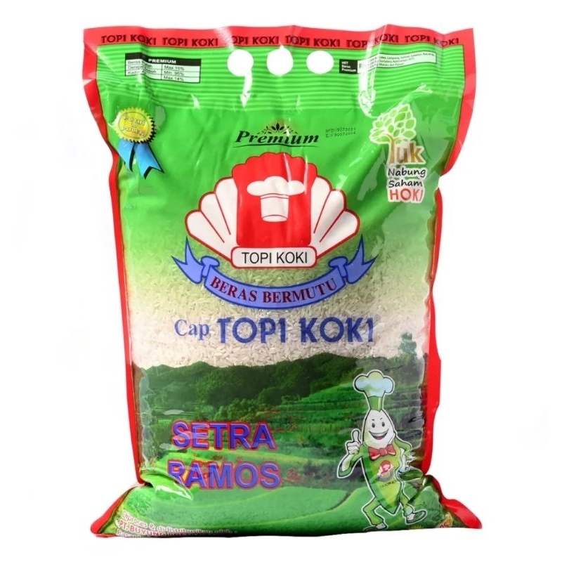 

Beras premium cap Topi Koki 5 kg