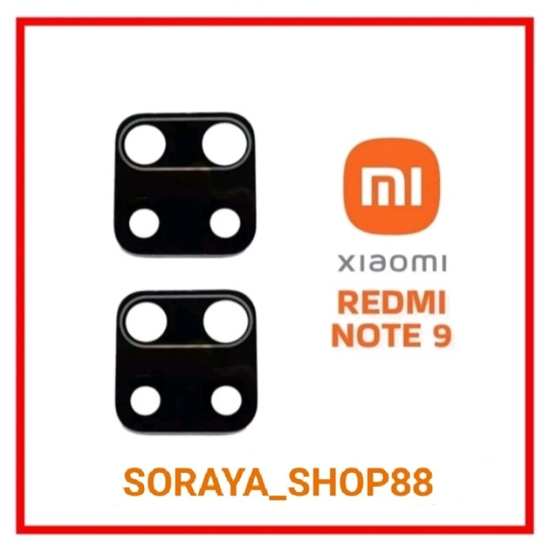 Kaca Kamera Xiaomi Redmi Note 9 ~ Redmi Note 9 Pro Lensa Camera Kaca Kamera Belakang