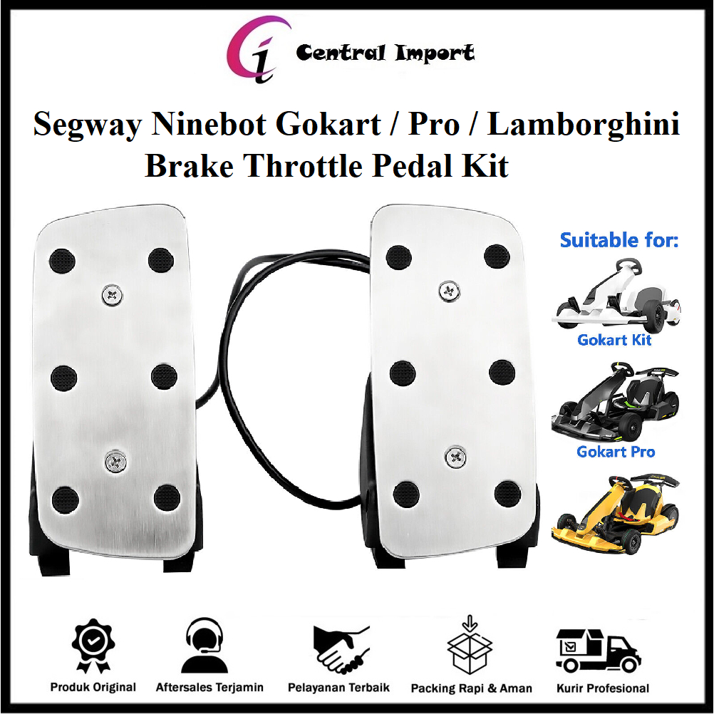 Segway Ninebot Gokart / Pro / Lamborghini Brake Throttle Pedal - Rem Gokart Series - Brake Pedal Gok