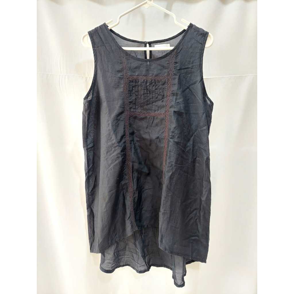 Preloved Gingersnaps Sleeveless Blouse black