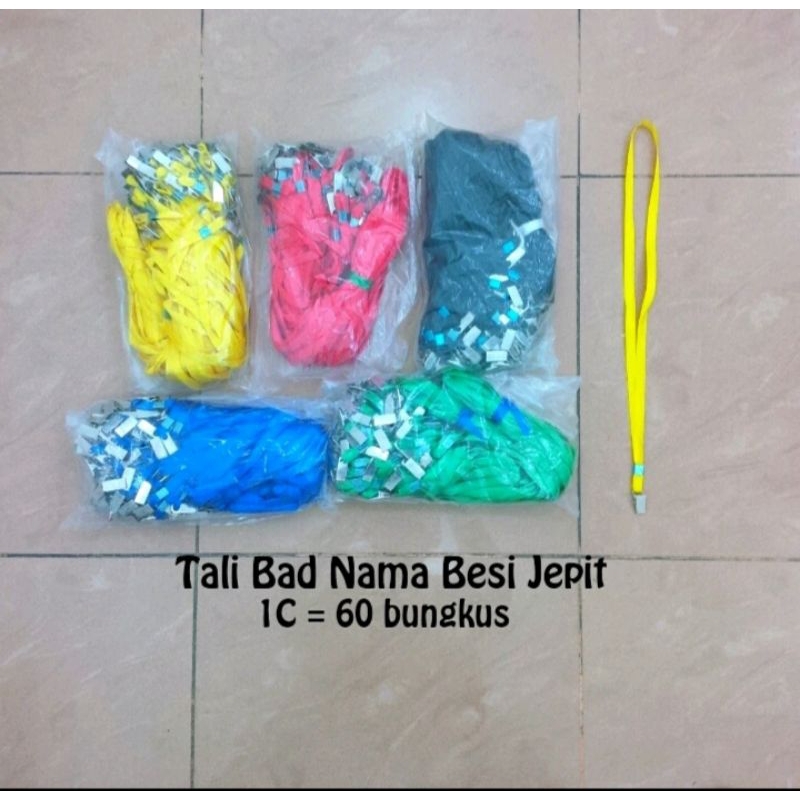 

1PCS Tali Badge Warna Kilat Kait Besi