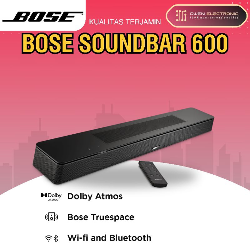 Bose Smart Soundbar 600 Portable Wireless Bluetooth Speaker BOSE SOUNDBAR 600