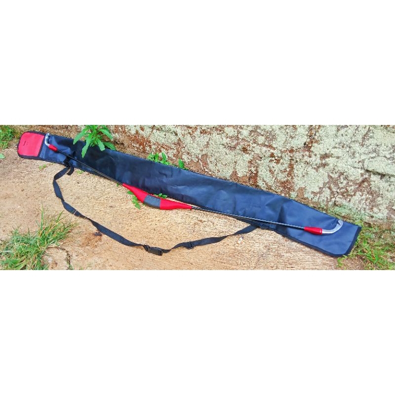 Tas Jemparingan Horsebow Longbow Portable Cover Pouch Busur Panah Tradisional Horse Bow Panahan