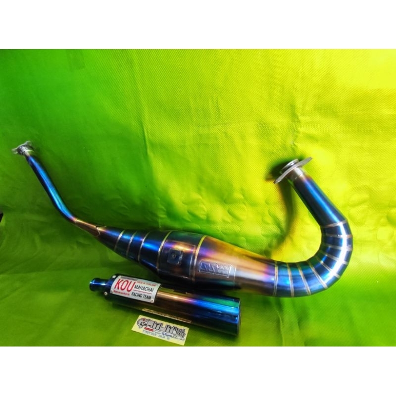 knalpot SS project KOU ninja SS R RR blue moon