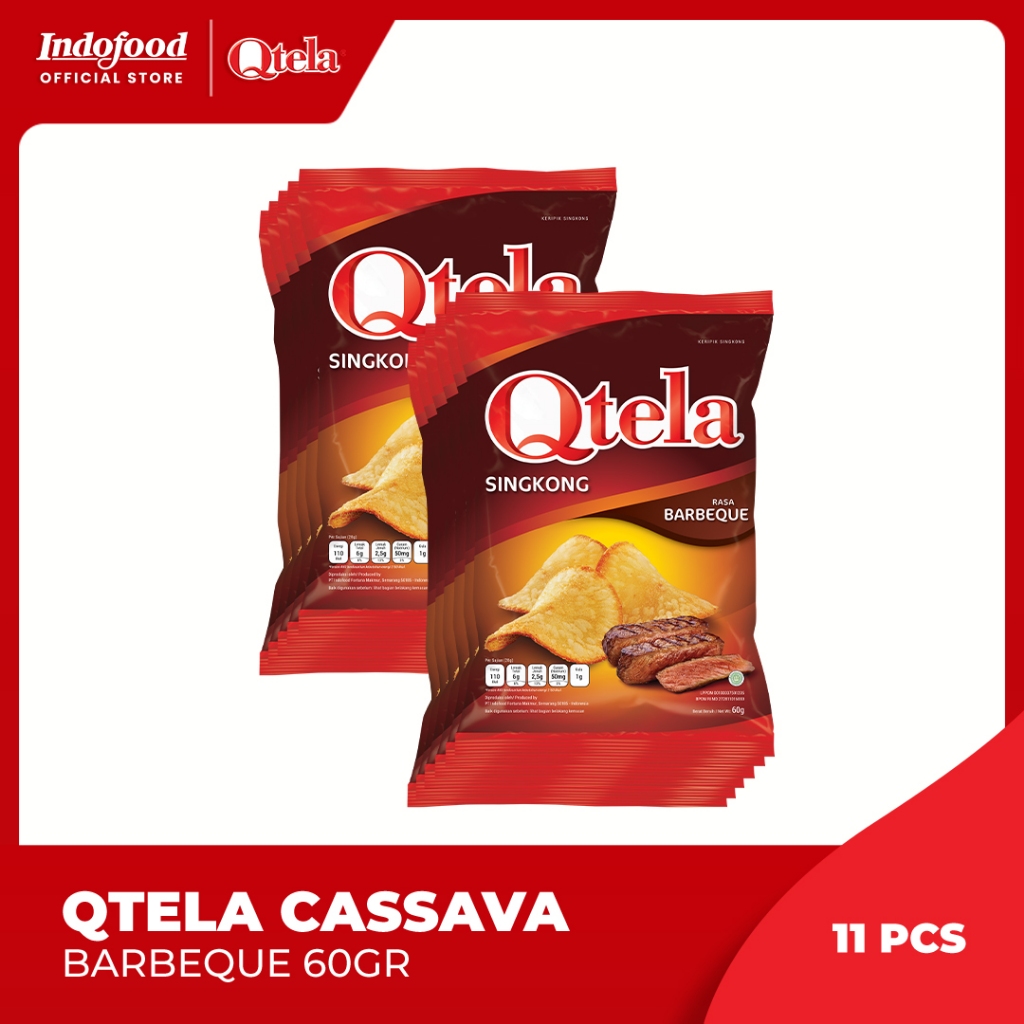 

11 Pcs - Qtela Cassava Barbeque 60Gr