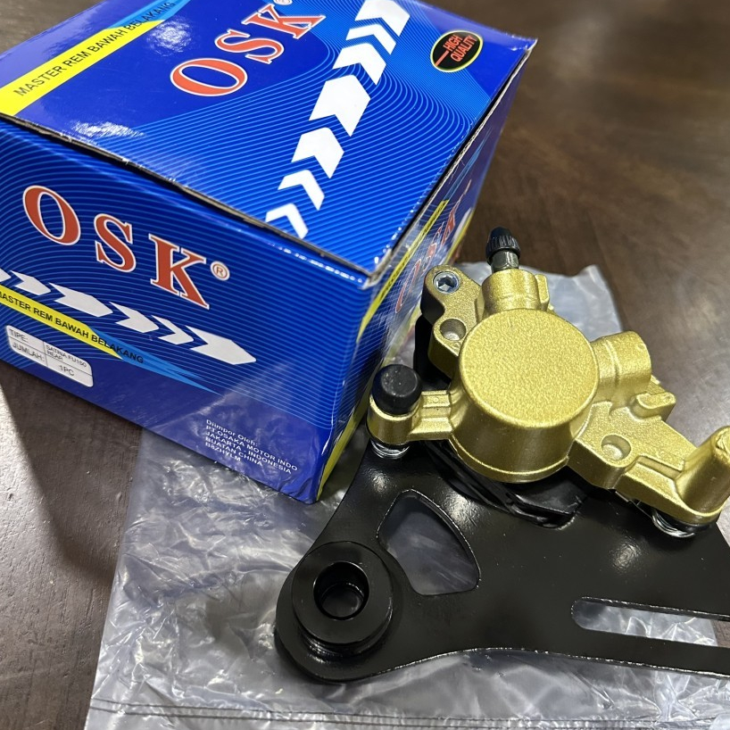 OSK BELAKANG FU KALIPER ASSY MASTER REM BAWAH MOTOR SATRIA 150 CAKRAM