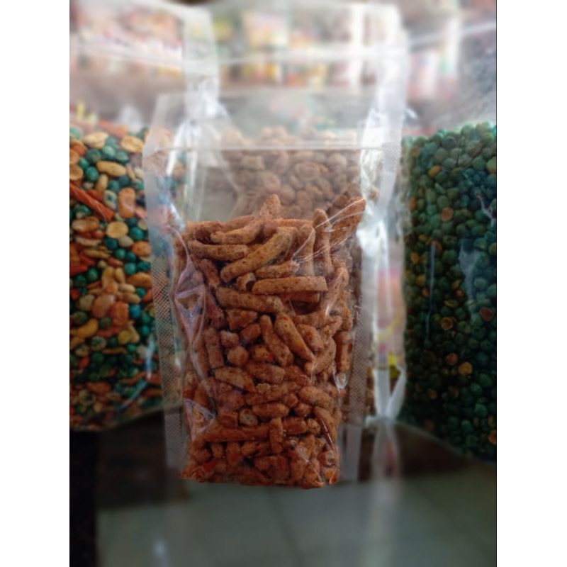 

Basreng Pedas Daun jeruk Asli 200 gram