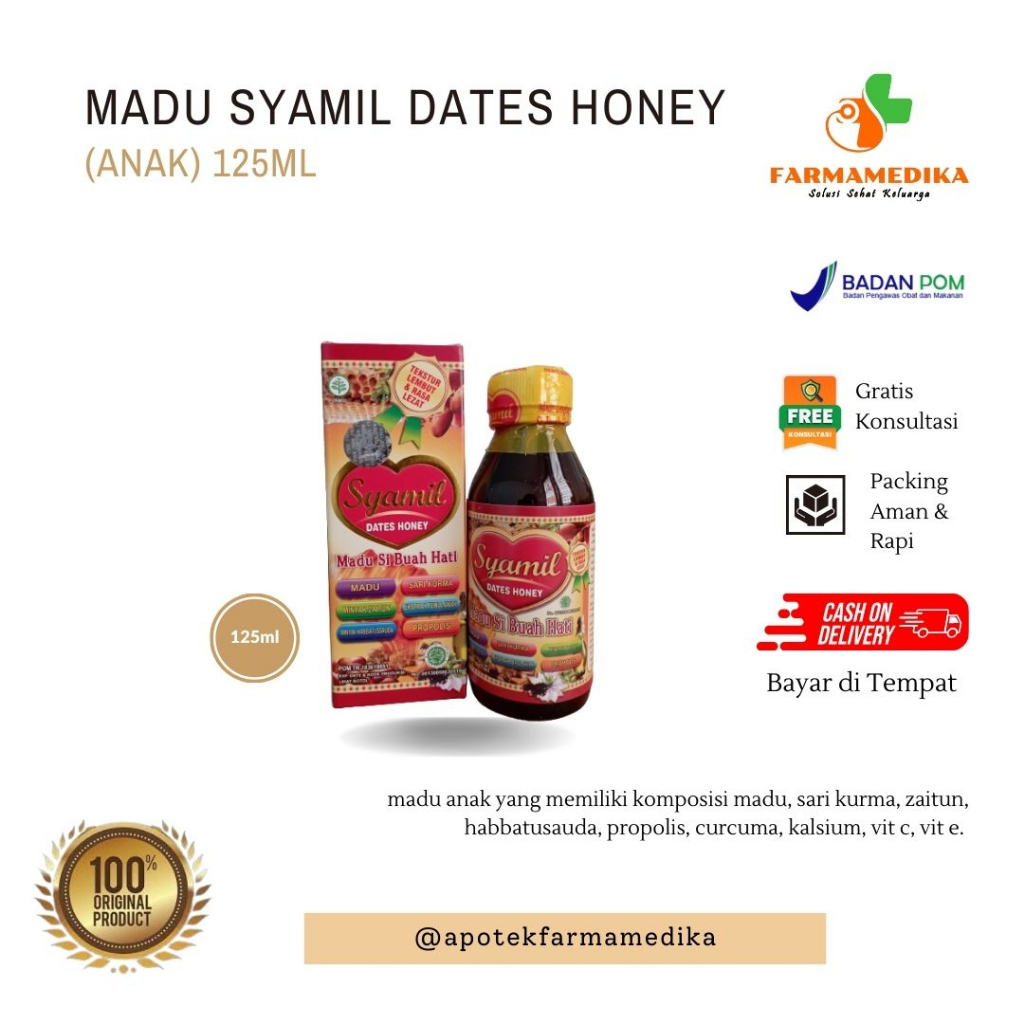 

MADU SYAMIL DATES HONEY (ANAK) 125ML