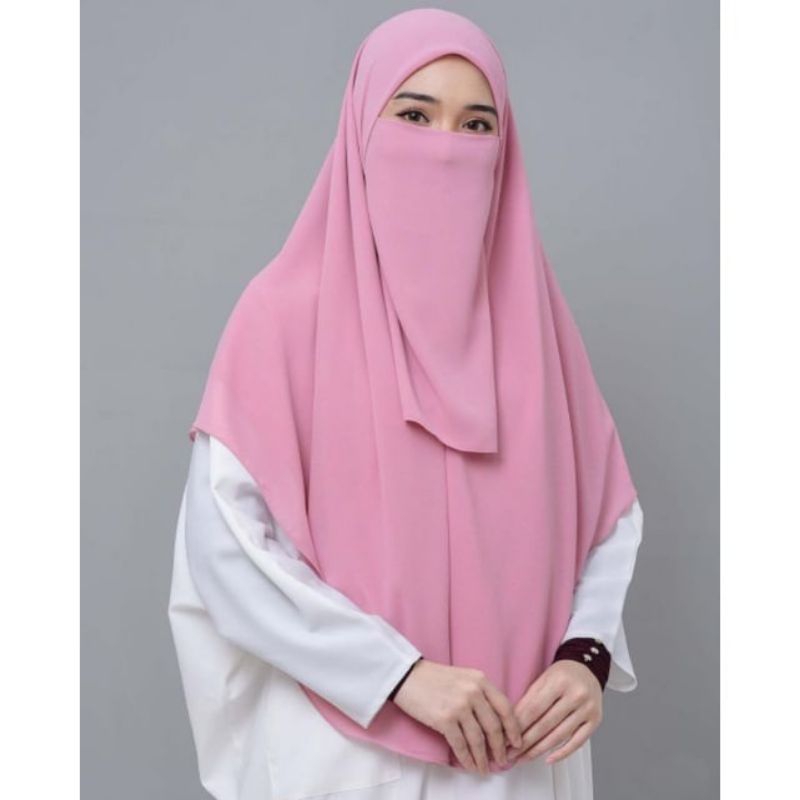TUDUNG LABUH  S set cadar segi empat instan segi empat sifon set cadar cadar tali dua layer