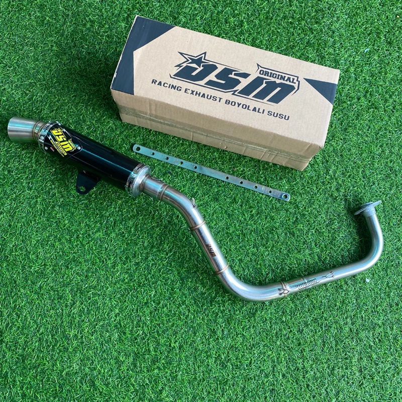 KNALPOT DSM SAMLONG BLACK DRAG VARIO 150 DAN VARIO 125