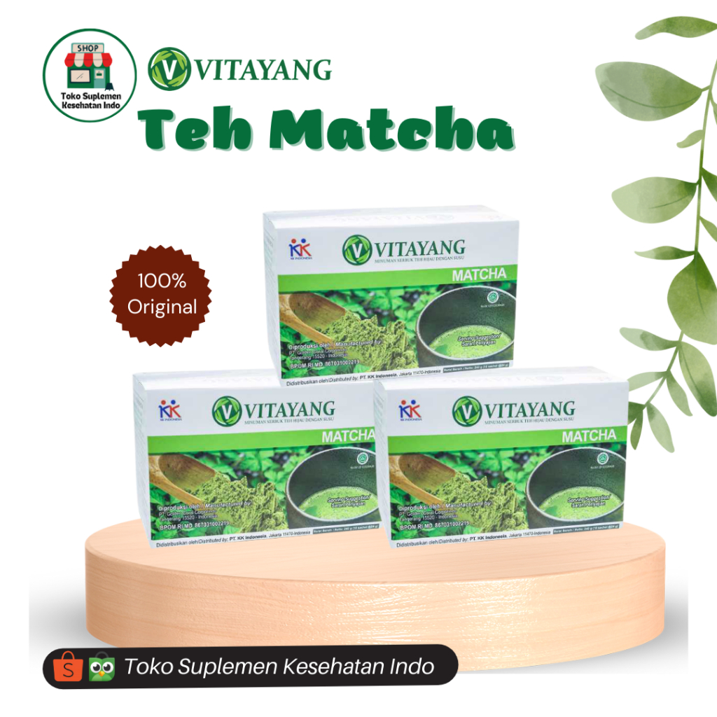 

Vitayang matcha minuman teh hijau berklorofil paket hemat original