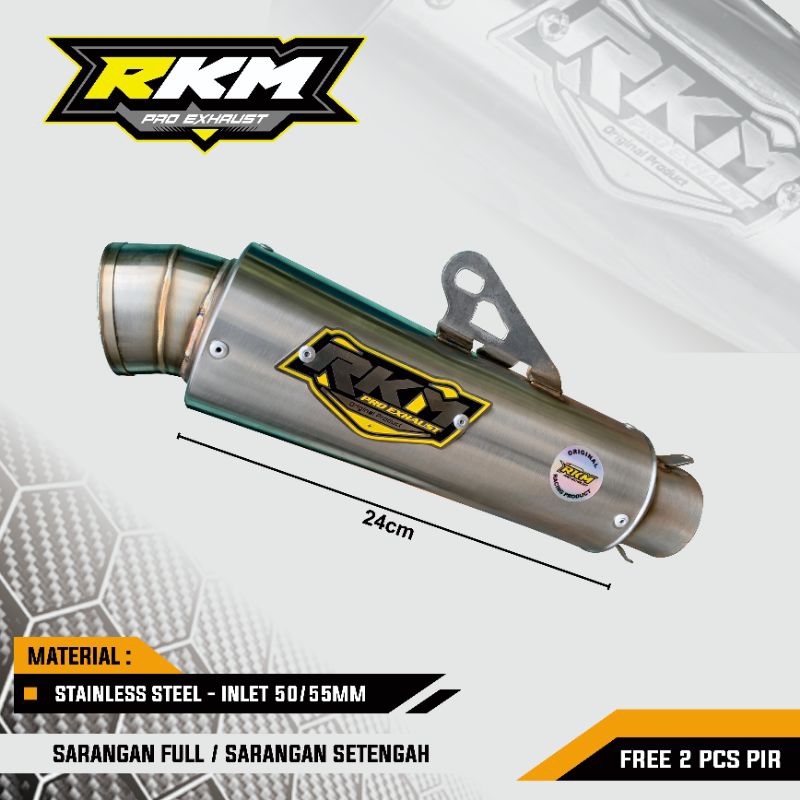 knalpot racing slinser only selenser rkm pro exhaust P24