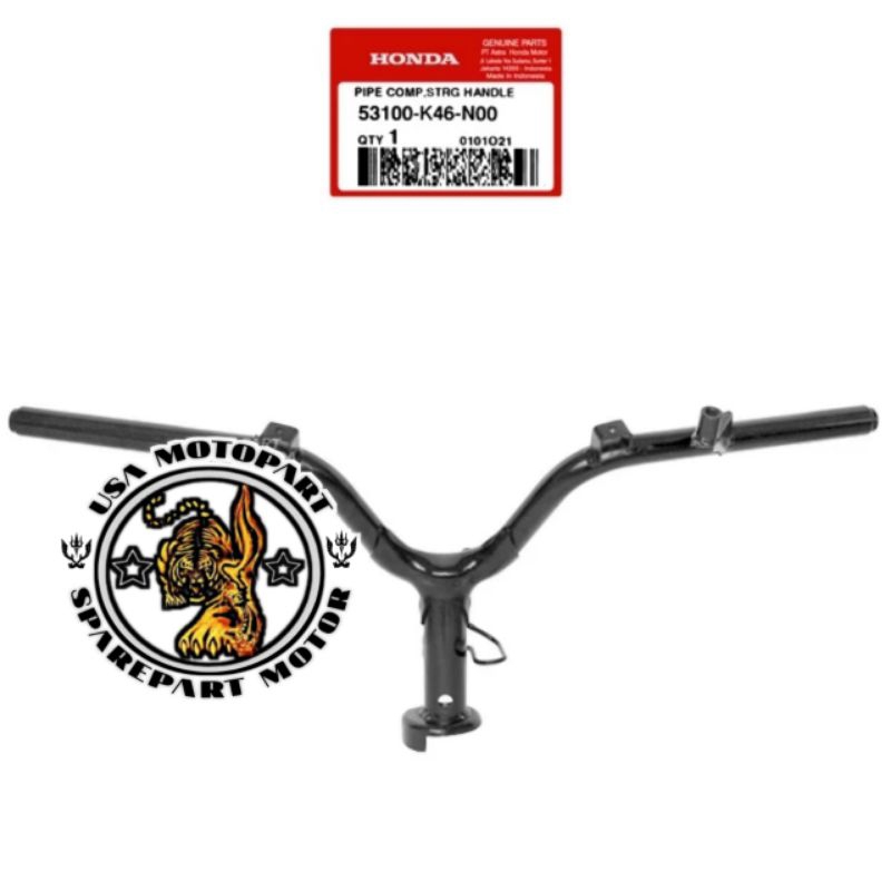 53100-K46-N00 Pipe Comp Strg Handel Stang Setir Stir Honda Vario 110 Fi Stater Kasar Vario 110 Fi St