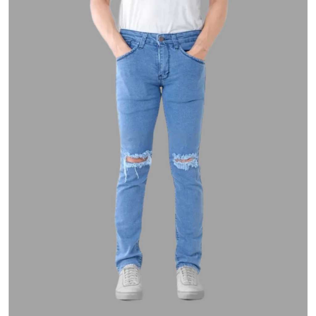 CELANA SOBEK PRIA CELANA JEANS SOBEK PRIA CELANA SOBEK PRIA CASUAL CELANA JEANS PANJANG PRIA CELANA 