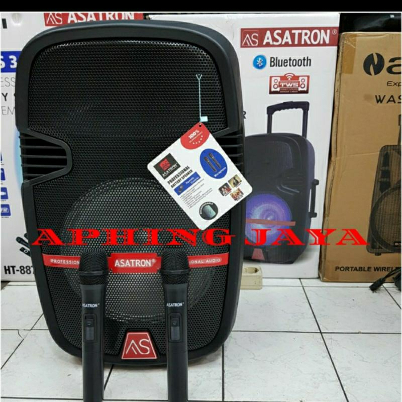 Speaker Portable Aktif ASATRON HT-8870UKM 12inch HT 8870 UKM Original