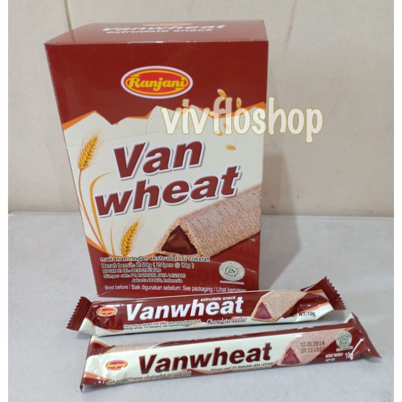 

Coklat Wafer Ekstrudat Van Wheat / Vanwheat (box isi 24)