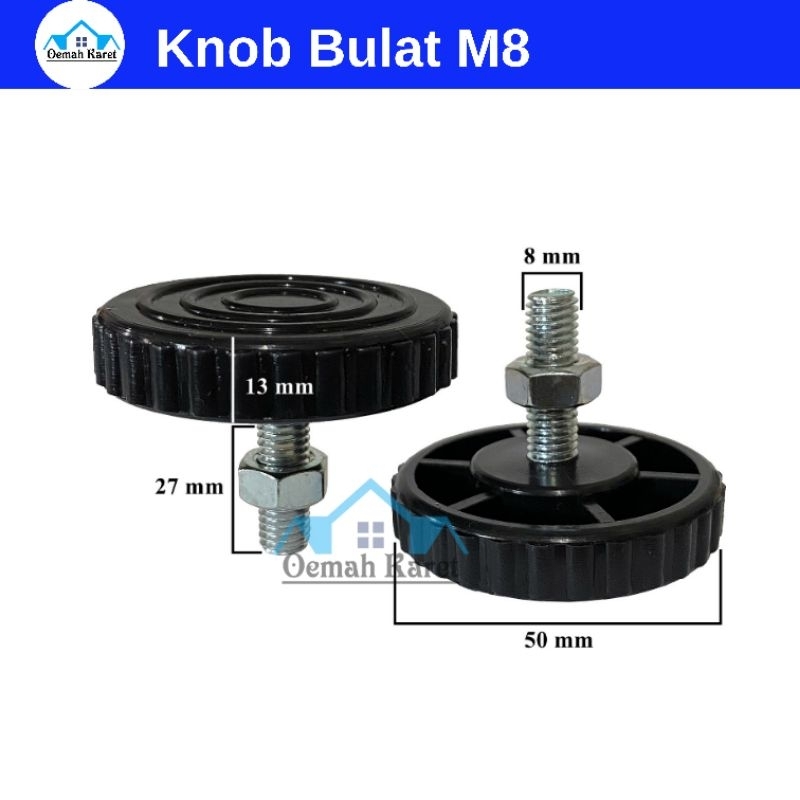 Knob Bulat Adjuster Baut M8 T27