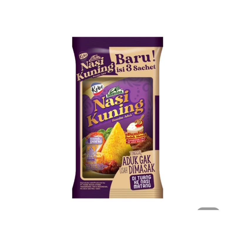 

Kobe Bumbu Aduk Nasi Kuning 3 x 15gr