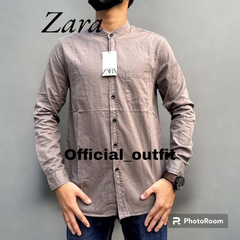 Kemeja pria kerah shanghai