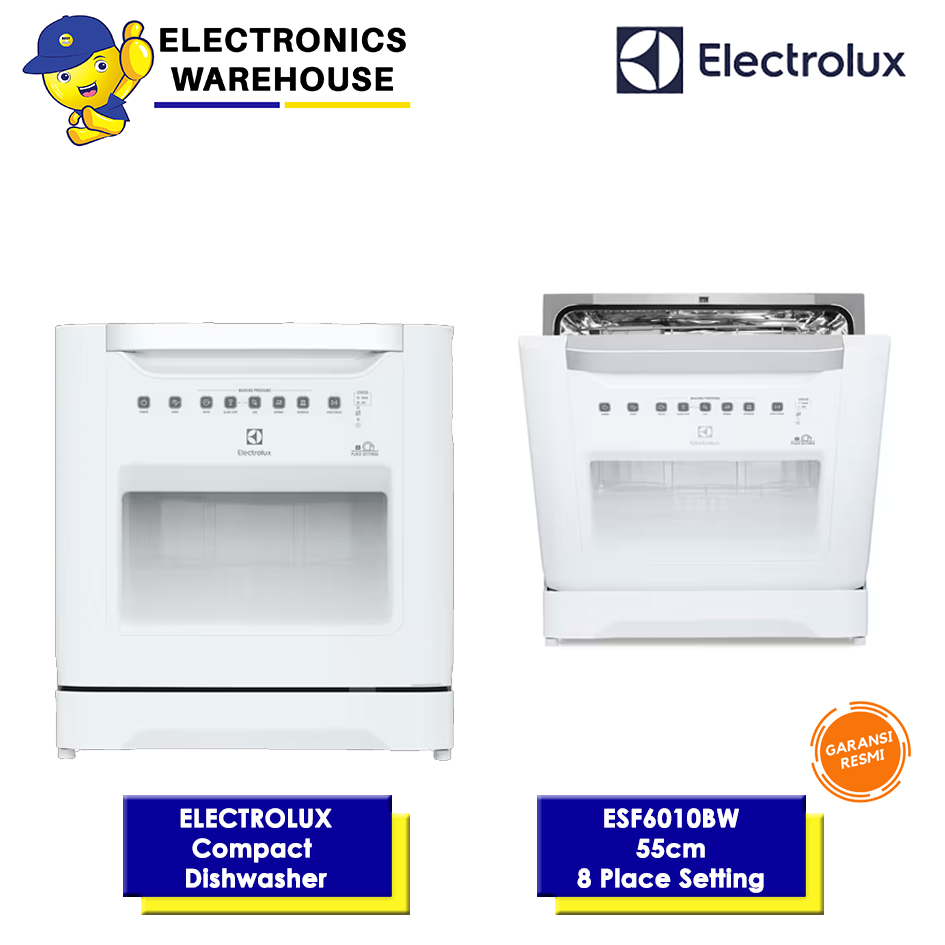 ELECTROLUX ESF6010BW DISHWASHER / MESIN CUCI PIRING