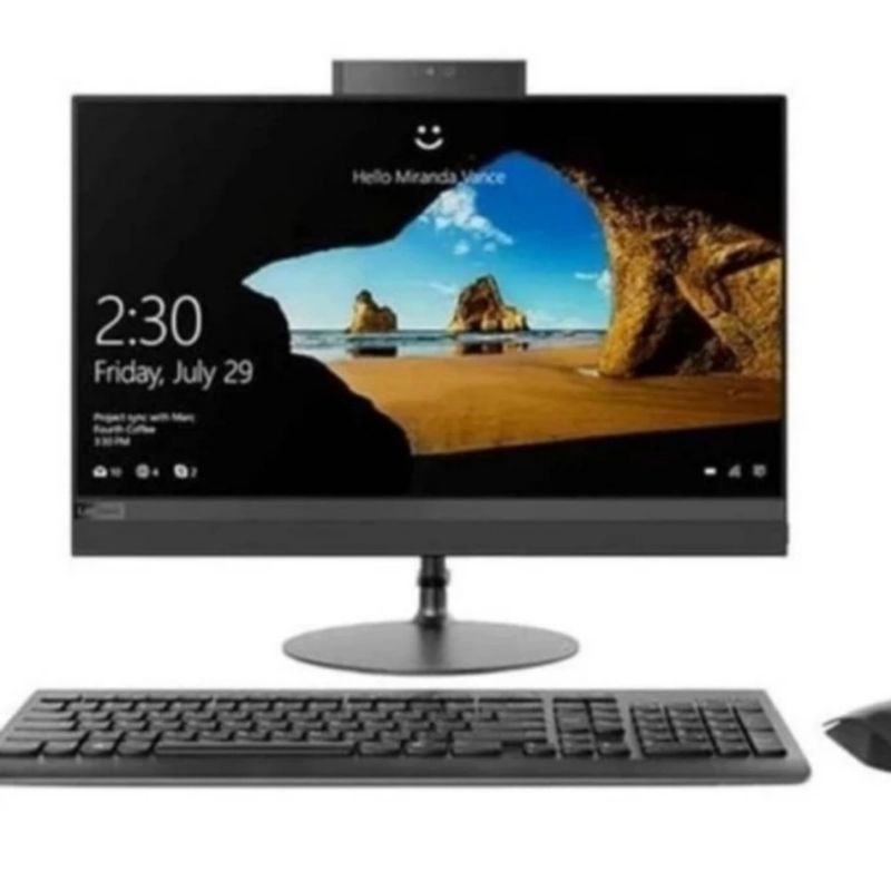 PC LENOVO AIO 520-24ARR Ryzen 5-2400GE RAM 8GB SSD 512GB WIN 11