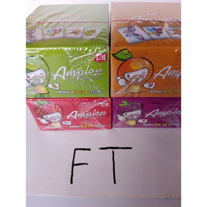 

Ay00! permen bubble gum amplop tato 30 pcs