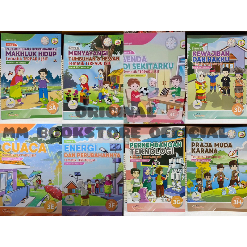 BUKU TEMATIK TERPADU JSIT untuk KELAS 3 SDIT PUSTAKA MULIA