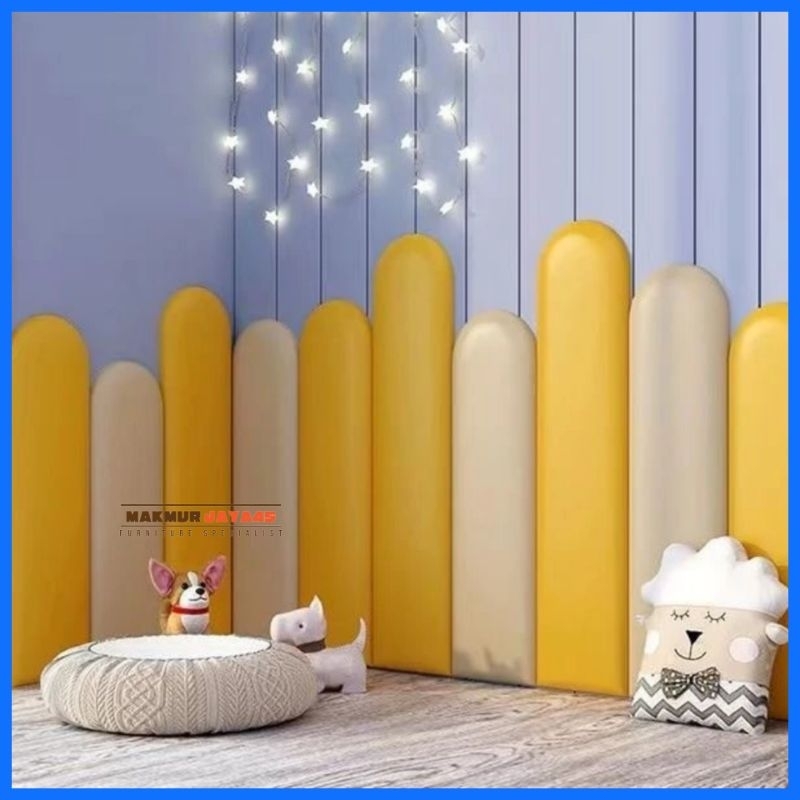 OSCAR KULIT - HEADBOARD  OVALE AESTHETIC / WALLPAPER DINDING / STIKER DINDING 20 cm x 80 cm