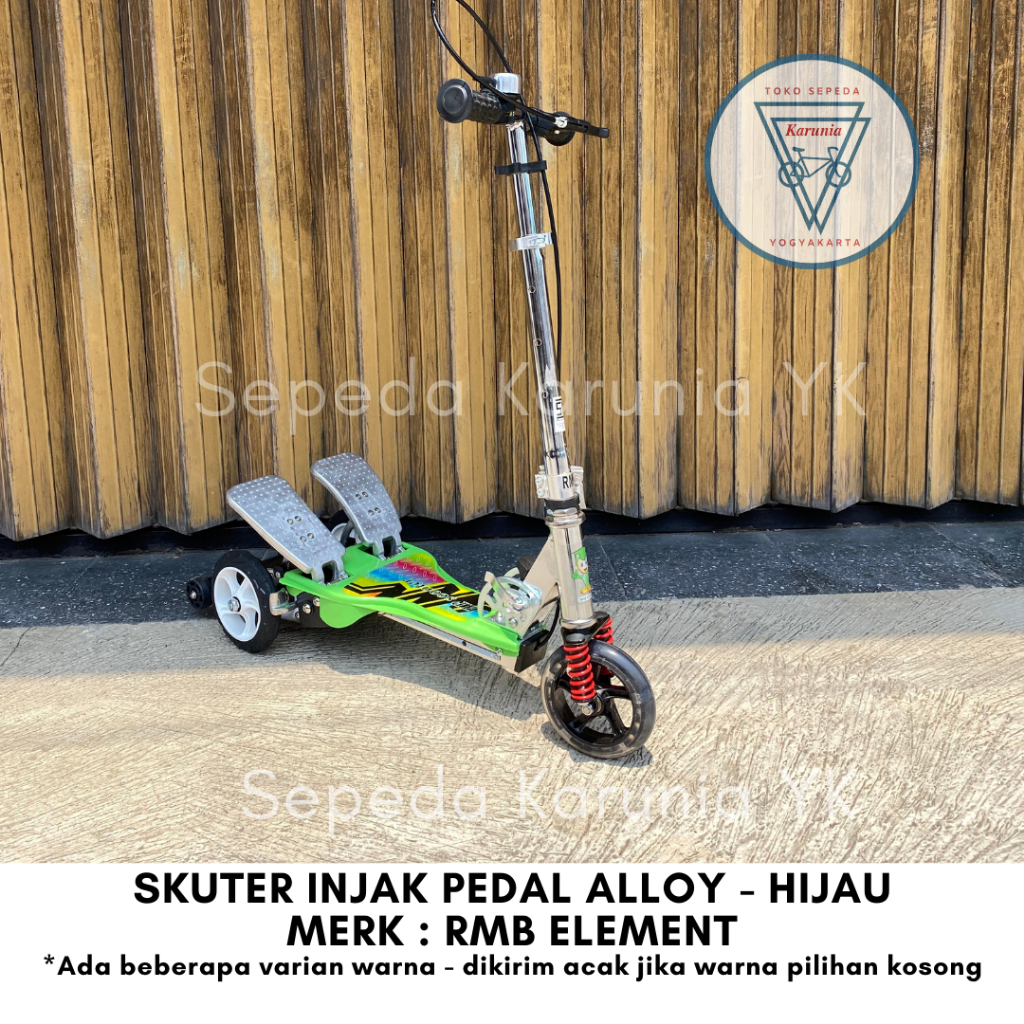 Skuter Scooter Otoped Injak - Merk RMB Element Happy Merk Exotic New Pedal Dual Alloy  JANGAN DIPAKA