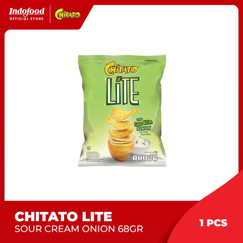 

Chitato Lite Sour Cream Onion 68 gr