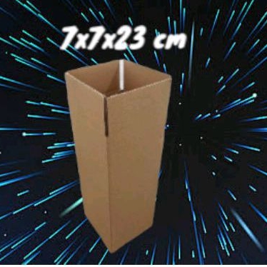 

Kardus paking 7x7x23 panjang dalam ada tulisan luar polos