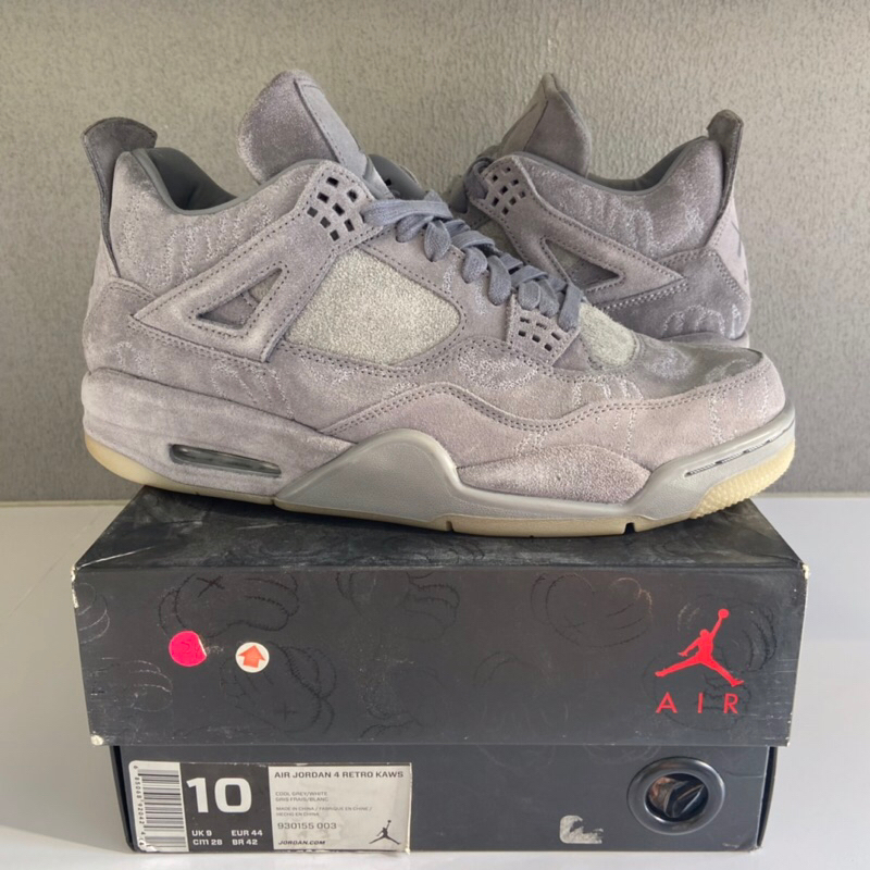 Air Jordan 4 Retro Kaws Cool Grey