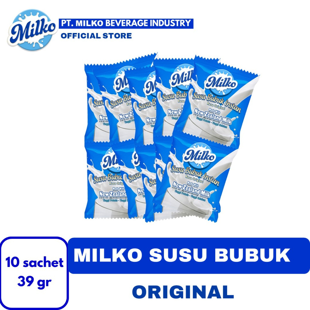 

MILKO SUSU BUBUK INSTANT ORIGINAL 10 X 27 GR