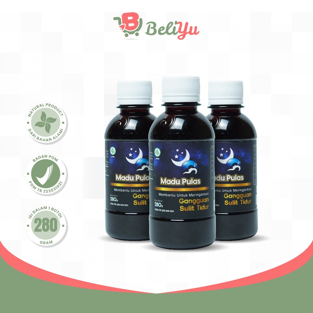 

PROMO HEMAT 3 Botol Madu Pulas Membantu Mengurangi Stres Akibat Susah Tidur Insomnia Original 280gr