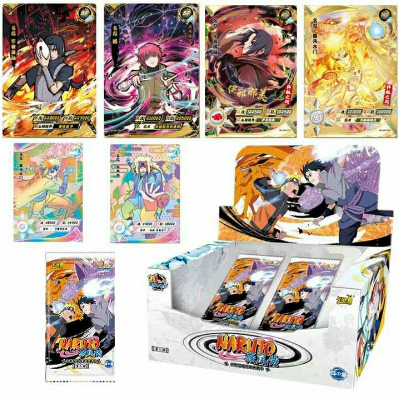 Naruto Kayou Card Collection T4 W2 Box
