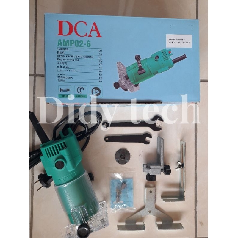 DCA AMP02-6 Mesin Trimmer Profil Kayu Router