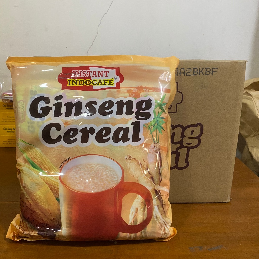 

Indocafe Ginseng Cereal Isi 30 Sachet x 5 Bags Kartonan