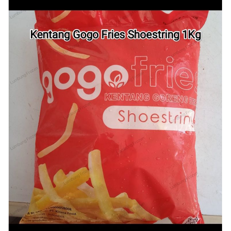 

Kentang goreng GogoFries Shoestring 1Kg