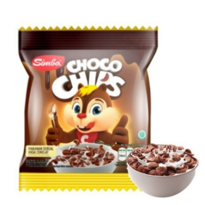 

SIMBA CHOCO CHIPS 6 gr SEREAL COKLAT GRAM SNACK CEREAL CHOCOCHIPS sepatuputih461