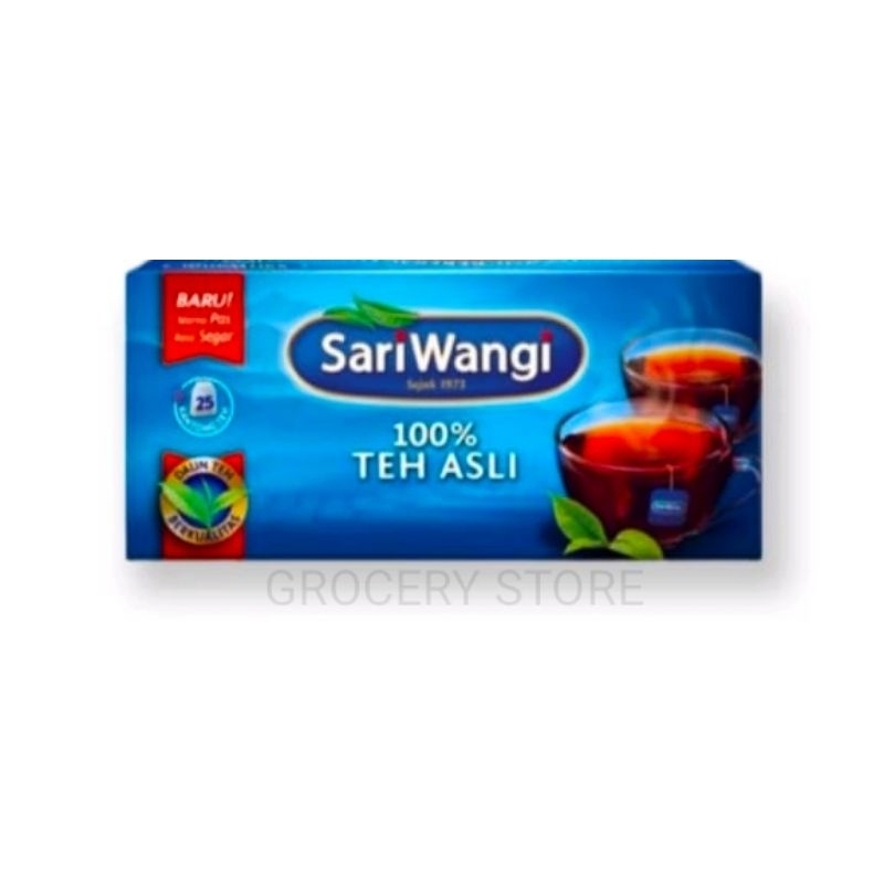 

Teh Celup Sari Wangi isi (25 Bags) - Teh Celup Sariwangi (1Kotak)