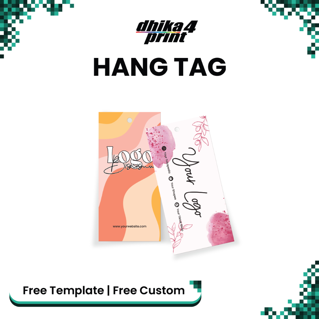 

Hang Tag Baju / Label Baju/ Cetak Hangtag Baju / Hang Tag Baju 2 Sisi