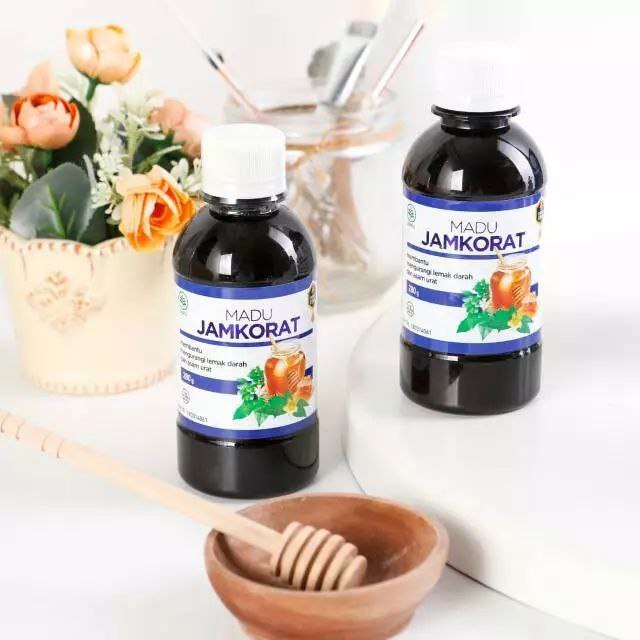 

MADU JAMKORAT ASLI Bantu Mengobati Asam Urat Kolesterol Colesterol Kolestrol Lemak Darah kesemutan Kebas Rematik Encok Atritis Anti Radang Otot Antioksidan