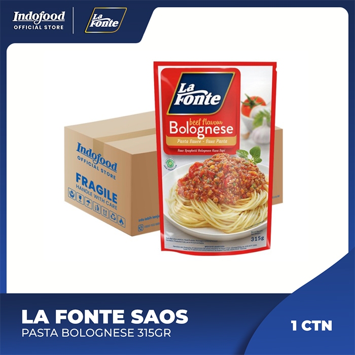 

1 ctn - La Fonte Saos Pasta Bolognese 315gr